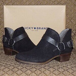 New Lucky Brand Bernaeh boots in Black Jerves leather US 6M